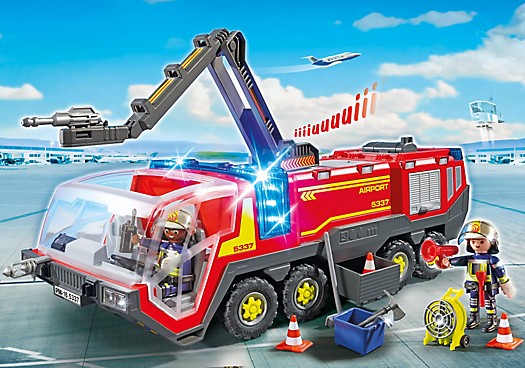 5337 CAMION DE AEROPUERTO CON LUCES Y SONIDO