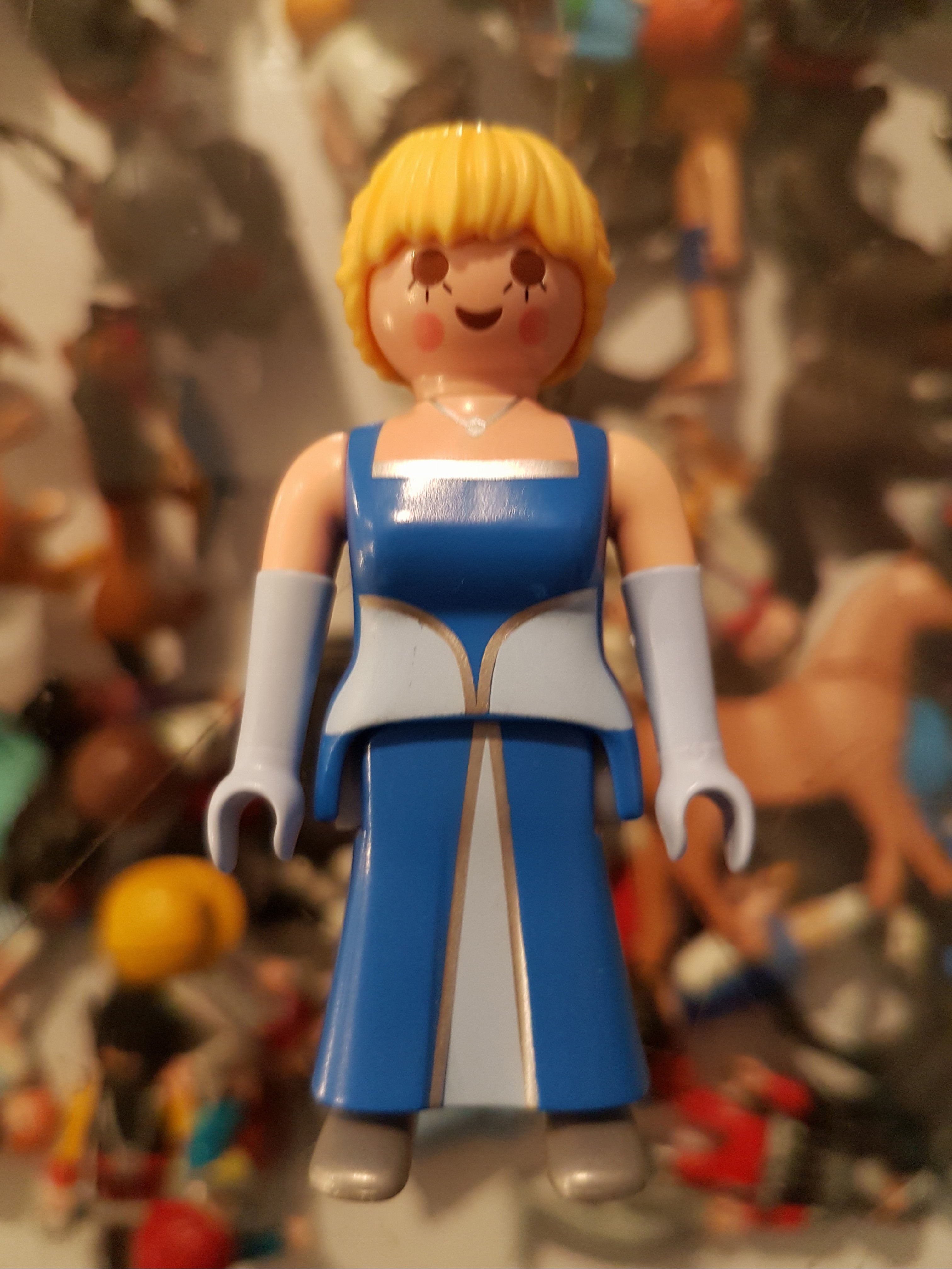 PLAYMOBIL FIGURA PRINCESA AZUL