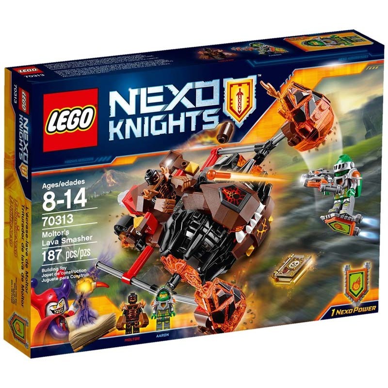 LEGO NEXO KNIGHTS 70313 TRITURADOR DE LAVA DE MOLTOR