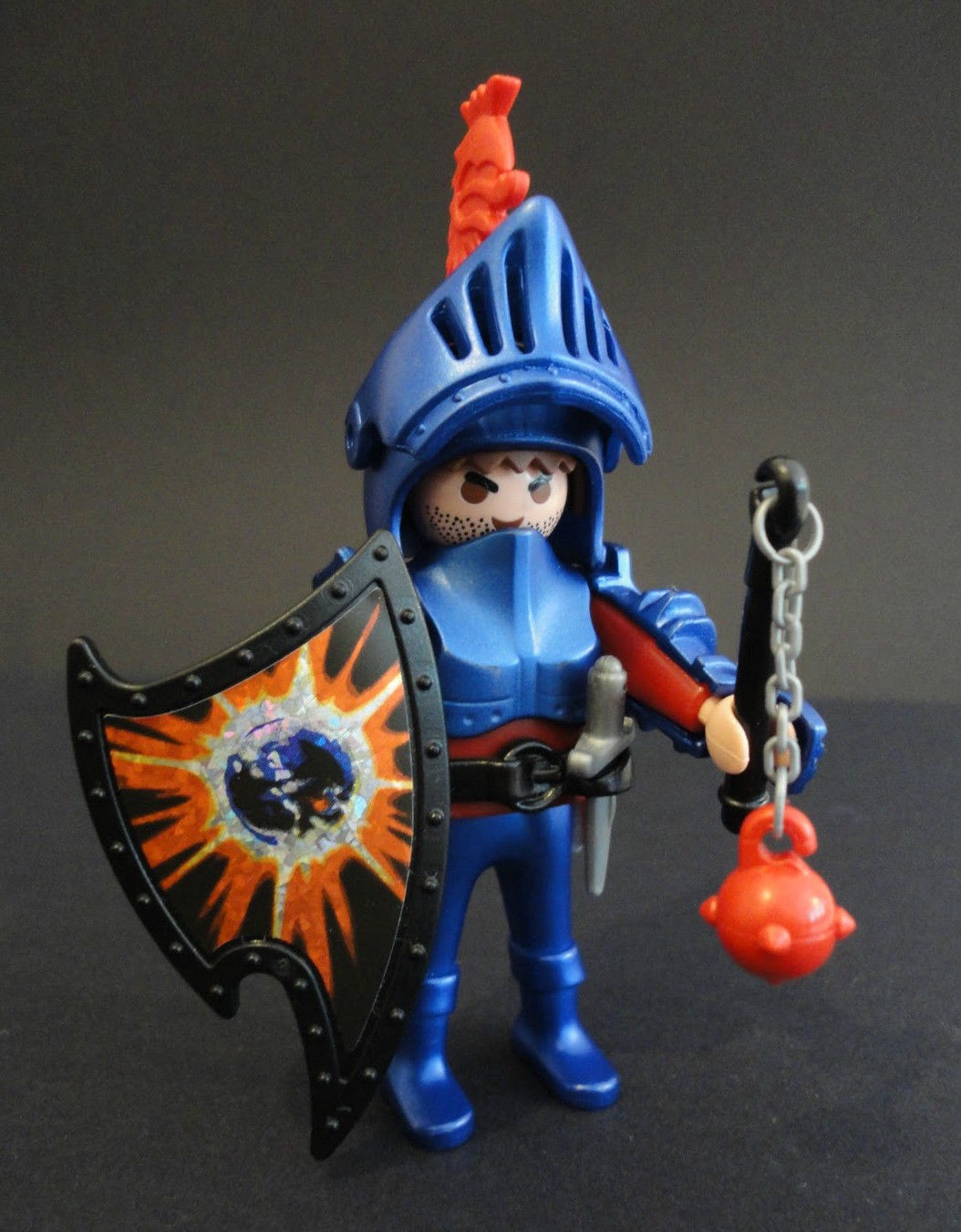 PLAYMOBIL SERIE 1 CABALLERO AZUL