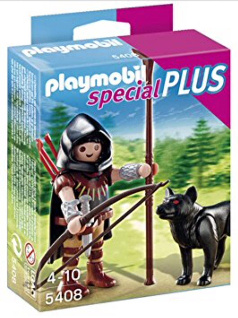 PLAYMOBIL ESPECIAL PLUS 5408 CAZADOR CON LOBO