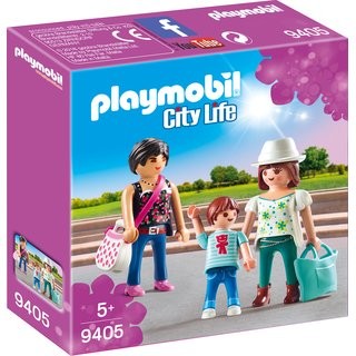 PLAYMOBIL 9405 CHICAS DE COMPRAS CON NIÑA