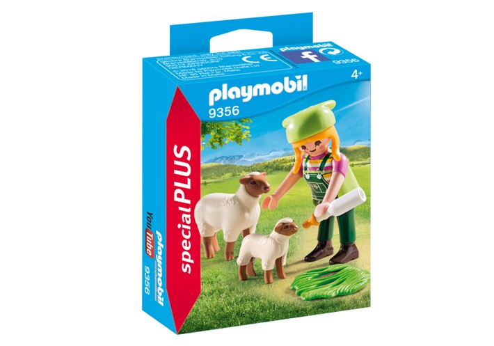 PLAYMOBIL 9356 ESPECIAL PLUS GRANJERA CON OVEJAS