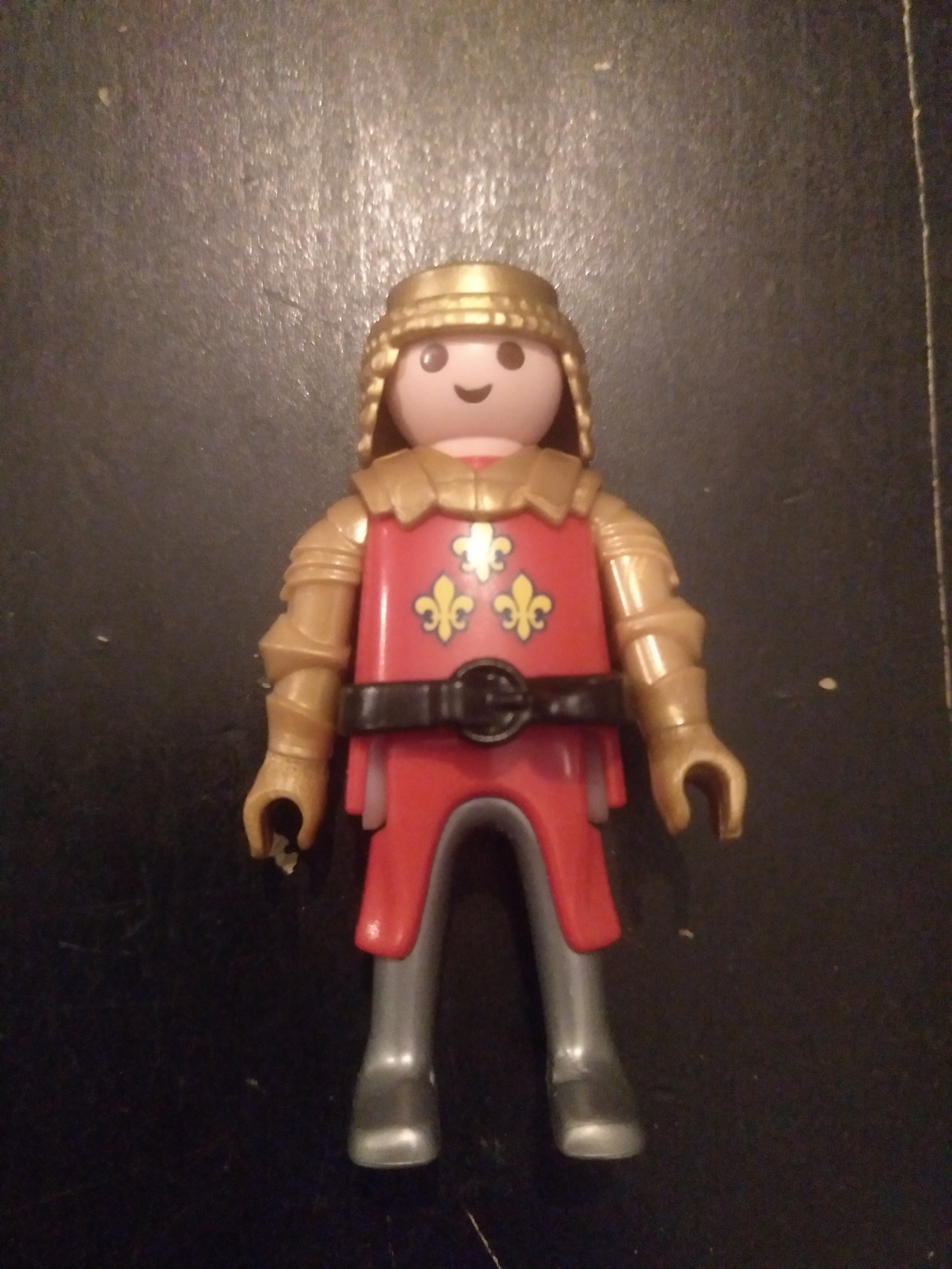 PLAYMOBIL FIGURA MEDIEVAL GUERRERO FLOR DE LYSS