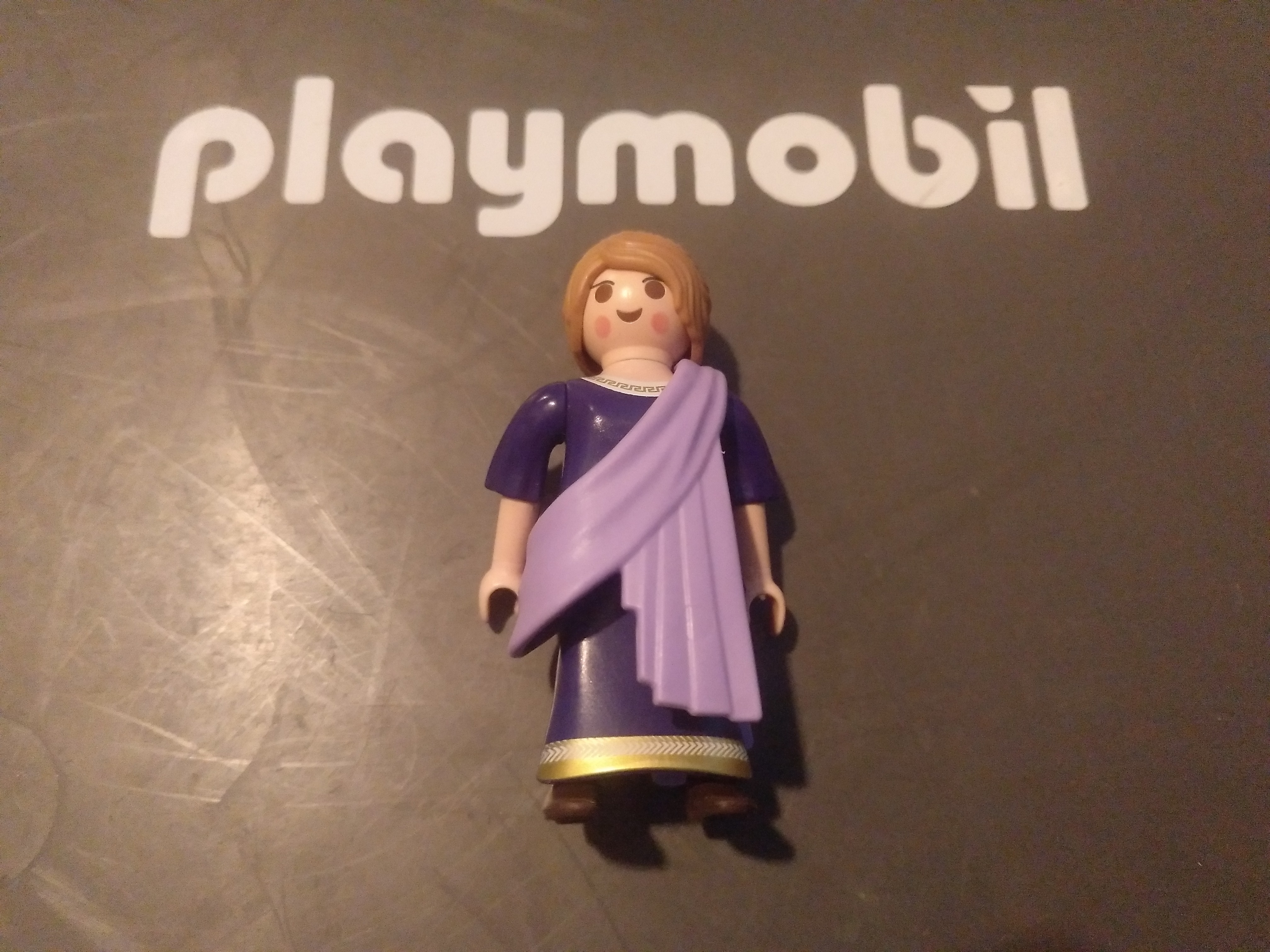 PLAYMOBIL FIGURA MUJER ROMANA CON TOGA