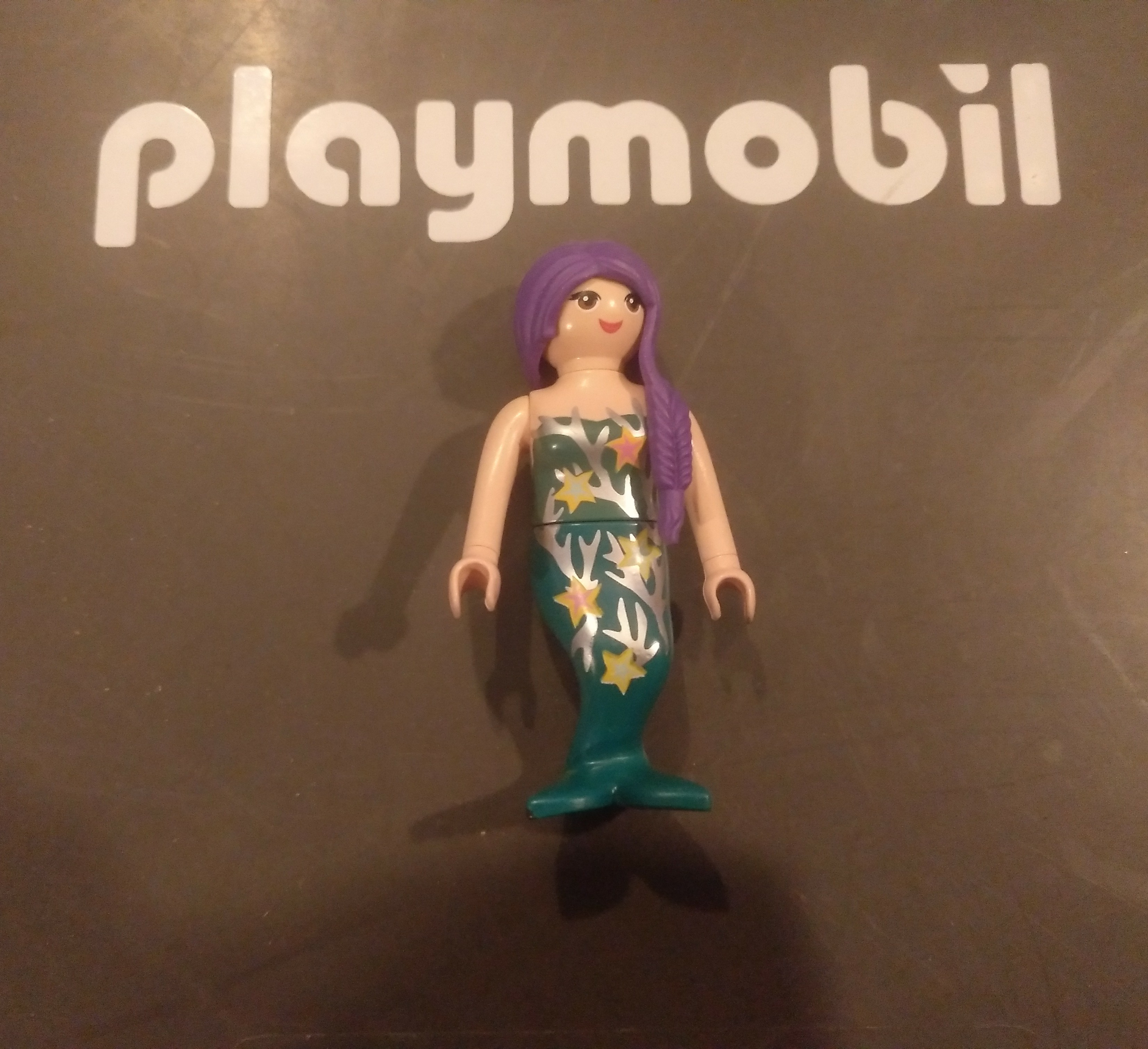 PLAYMOBIL FIGURA SIRENA VERDE