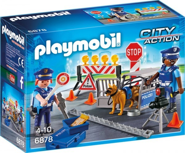 PLAYMOBIL 6878 CONTROL DE POLICIA