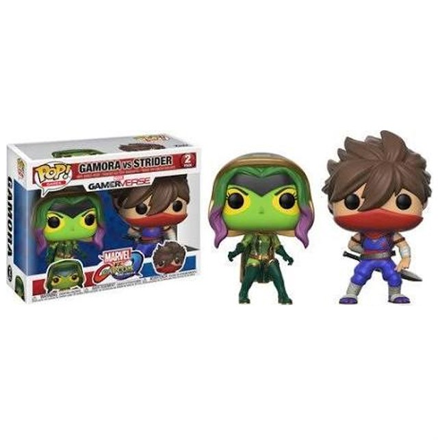 FUNKO POP MARVEL VS CAPCOM GAMORA Y STRIDER