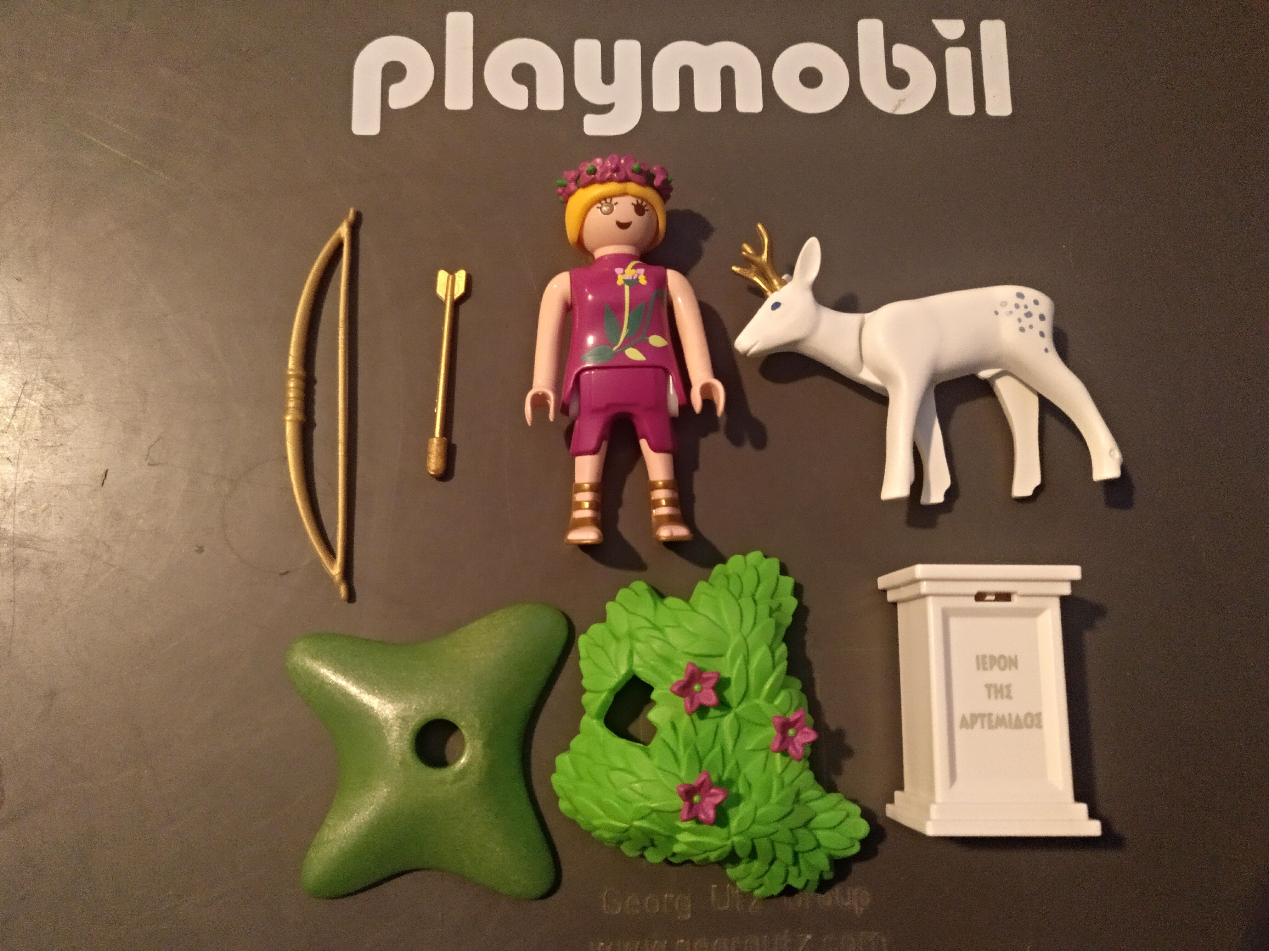 PLAYMOBIL DIOSA GRIEGA CON COMPLEMENTOS EN BOSLA CERRADA ( NO INCLUYE TRONCO )