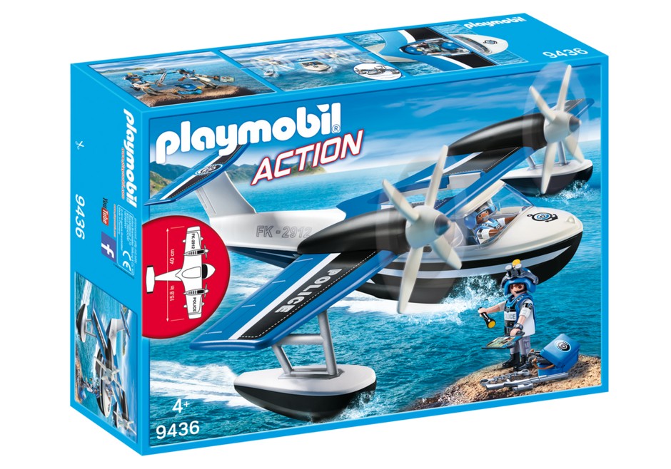 PLAYMOBIL 9436 HIDROAVION DE POLICIA