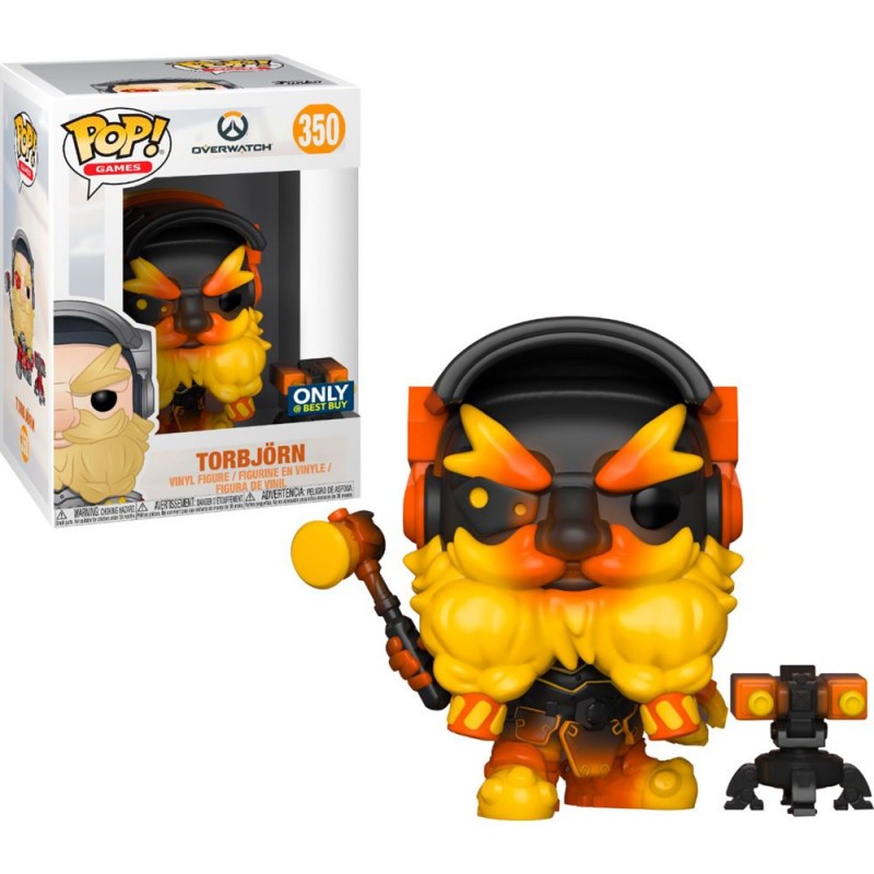 FUNKO POP OVERWATCH - TORBJORN MOLTEN CORE EXCLUSIVO