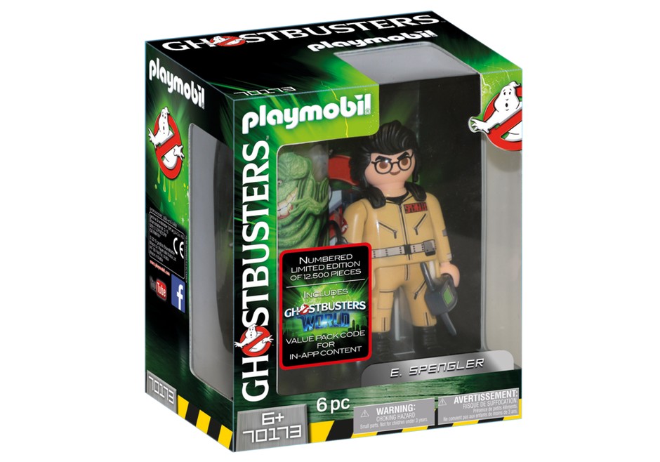 PLAYMOBIL FIGURA 15 CM CAZAFANTASMAS 70173 SPLENGER - EDICION COLECCIONISTA.