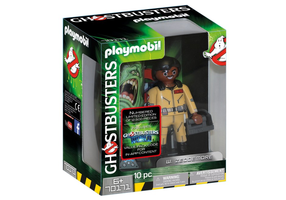 PLAYMOBIL FIGURA 15 CM CAZAFANTASMAS ZEDDEMORE- EDICION COLECCIONISTA.