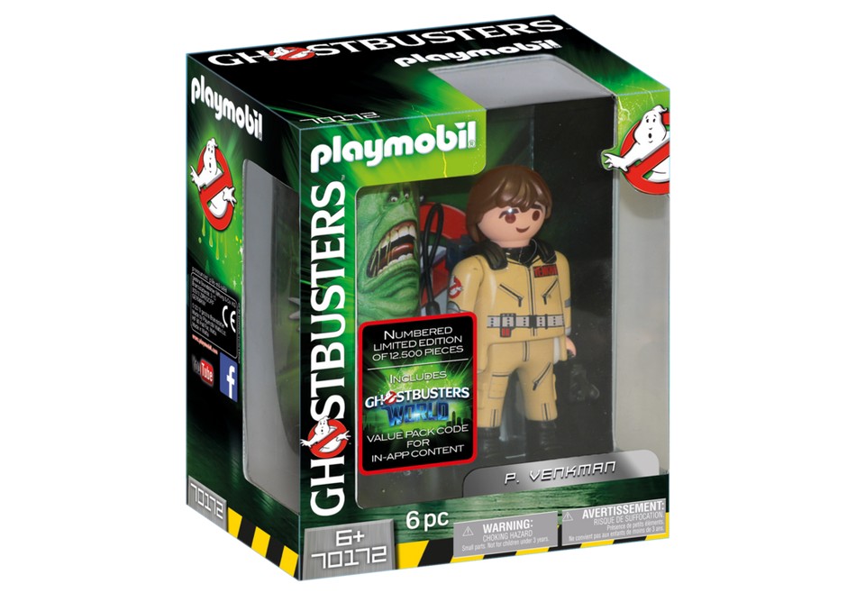 PLAYMOBIL FIGURA 15 CM CAZAFANTASMAS 70172 VENKMAN - EDICION COLECCIONISTA.
