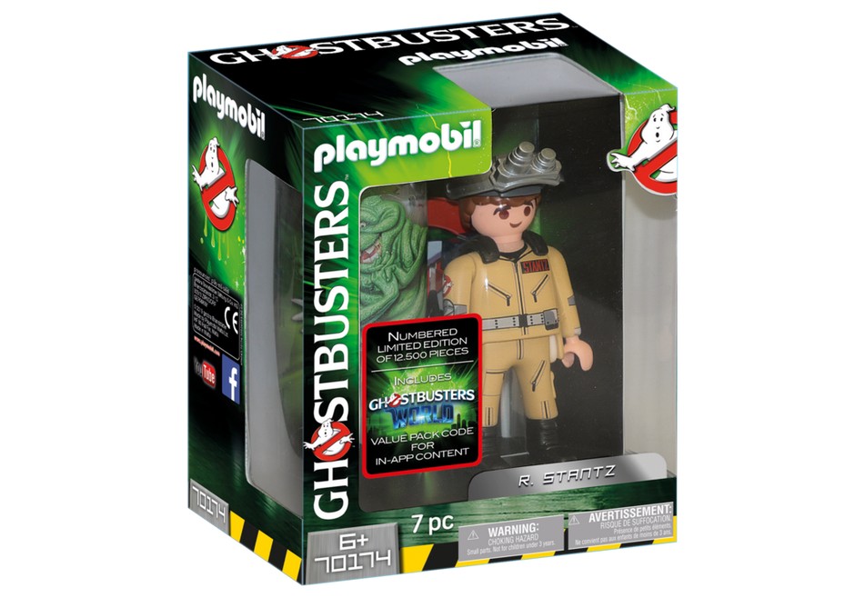 PLAYMOBIL FIGURA 15 CM 70174 CAZAFANTASMAS STANTZ - EDICION COLECCIONISTA.
