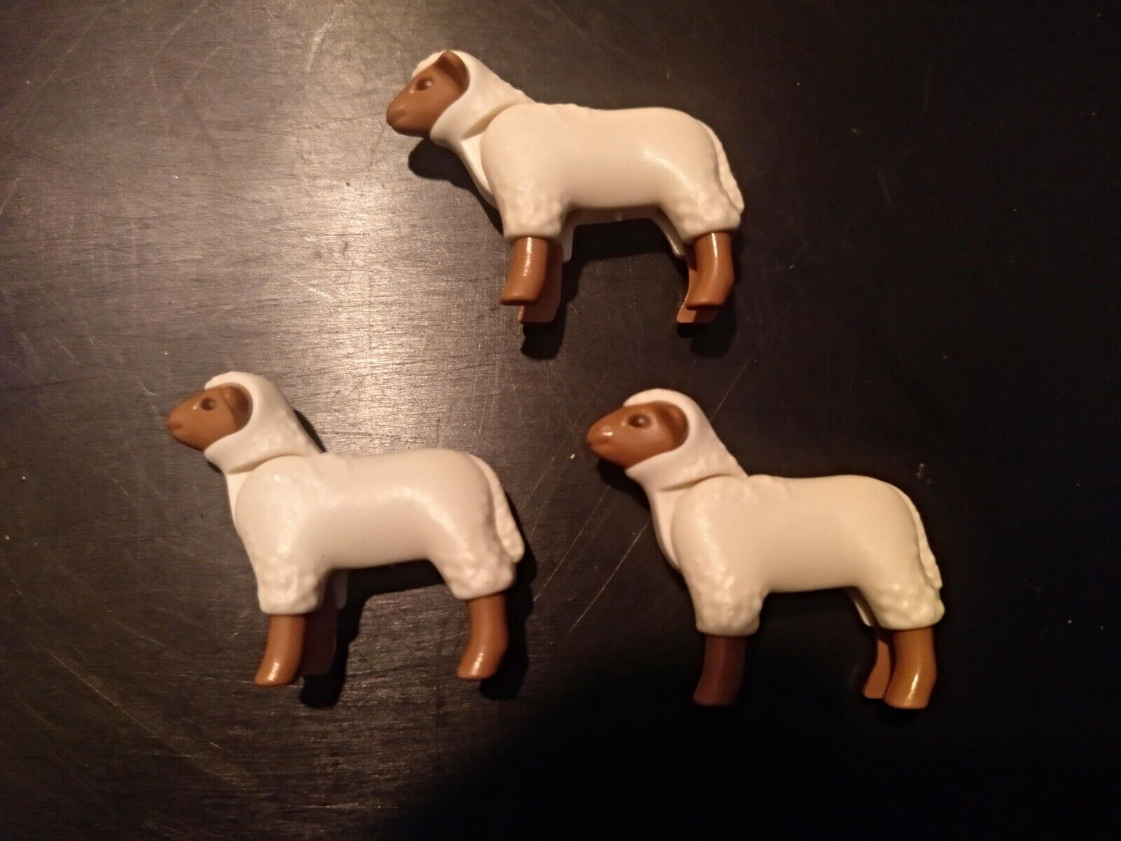 PLAYMOBIL GRUPO DE 3 OVEJAS O CARNEROS PEQUEÑOS