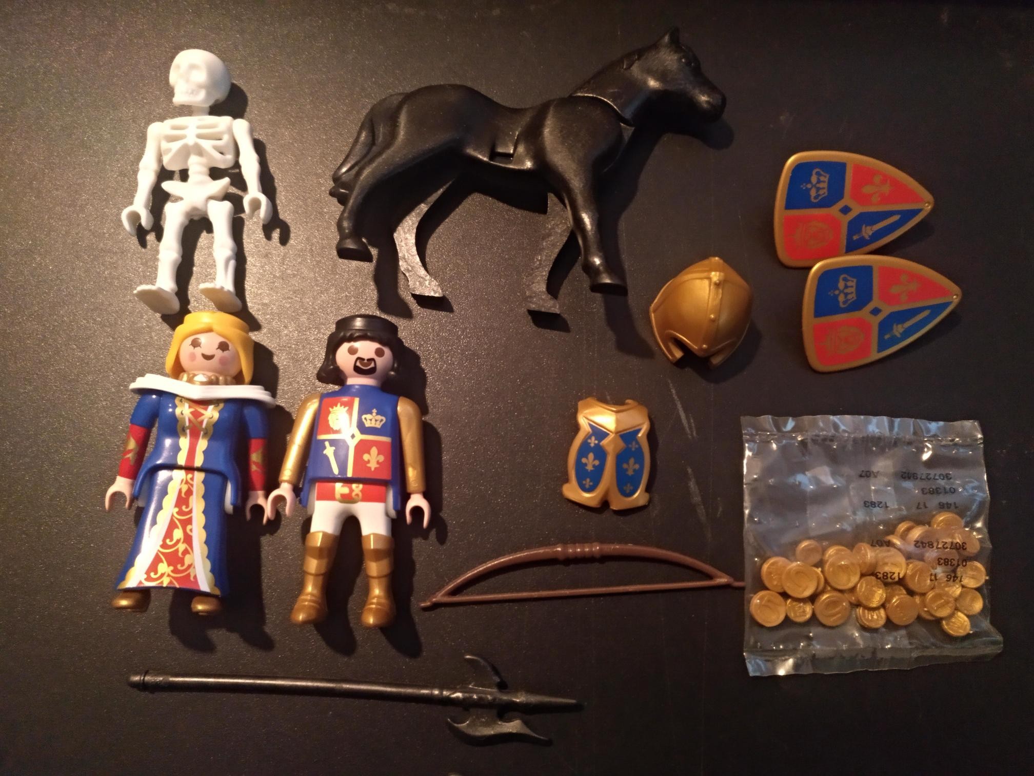 PLAYMOBIL REYES DEL LEON CON ESQUELETO Y COMPLEMENTOS EN BOLSA CERRADA