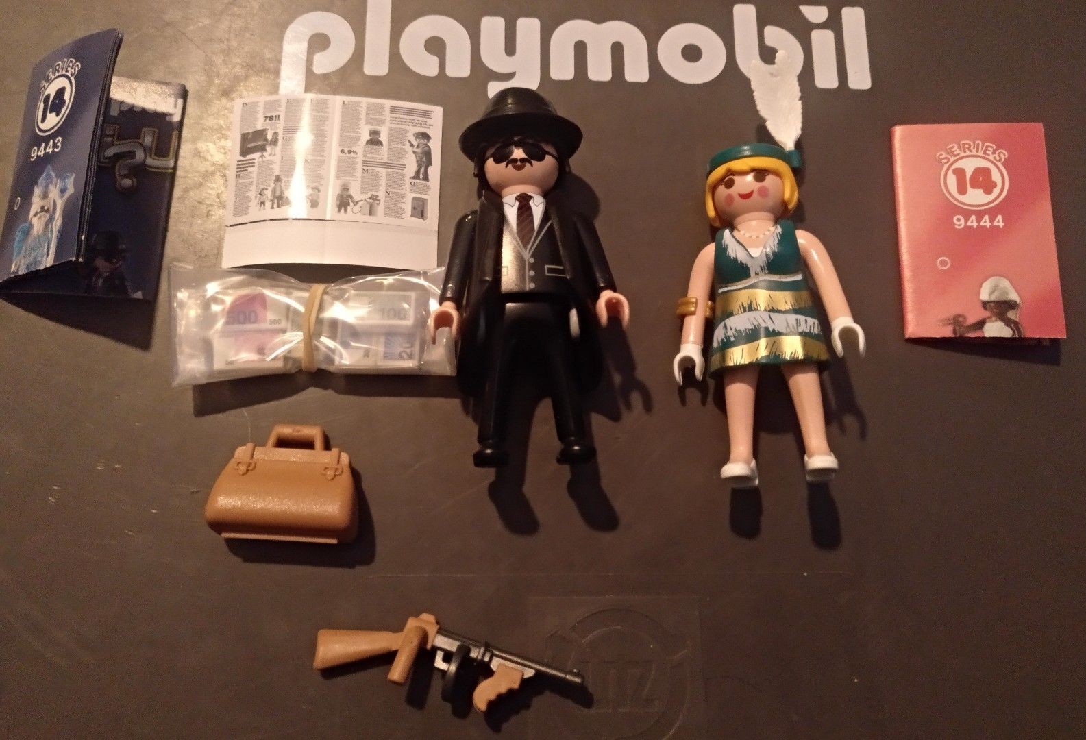 PLAYMOBIL PACK BAILARINA CHARLESTONE Y MAFIOSO