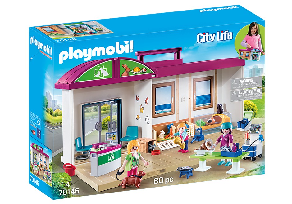 PLAYMOBIL 70146 MALETIN CLINICA VETERINARIA