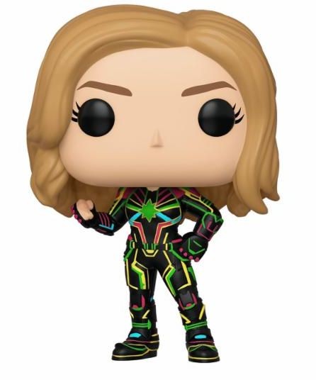 FUNKO POP CAPTAIN MARVEL CON TRAJE DE NEON