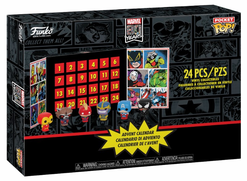 FUNKO CALENDARIO DE ADVIENTO 24 FIGURAS MARVEL 80 AÑOS