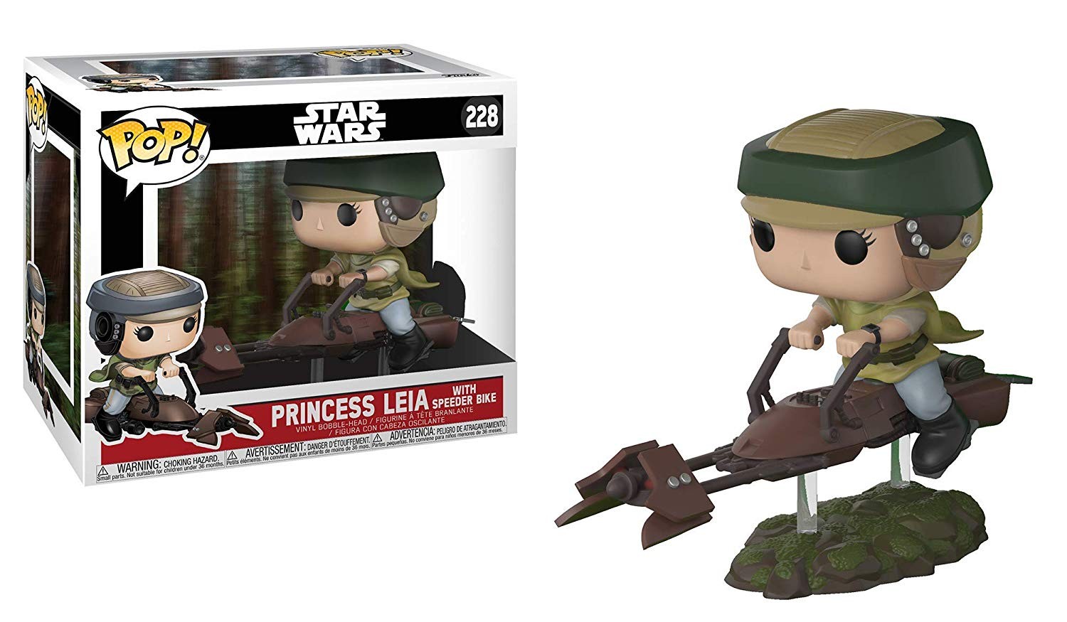 FUNKO POP STAR WARS LUKE SKYWALKER ON SPEEDER BIKE