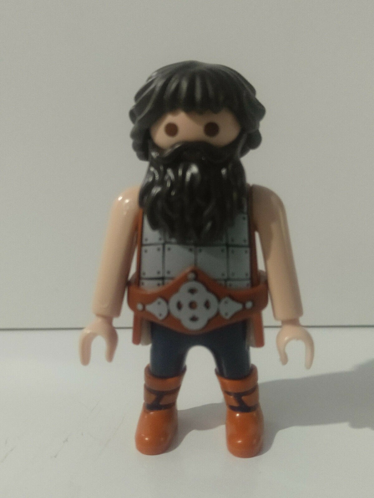 PLAYMOBIL FIGURA ENANO GUERRERO , MEDIEVAL