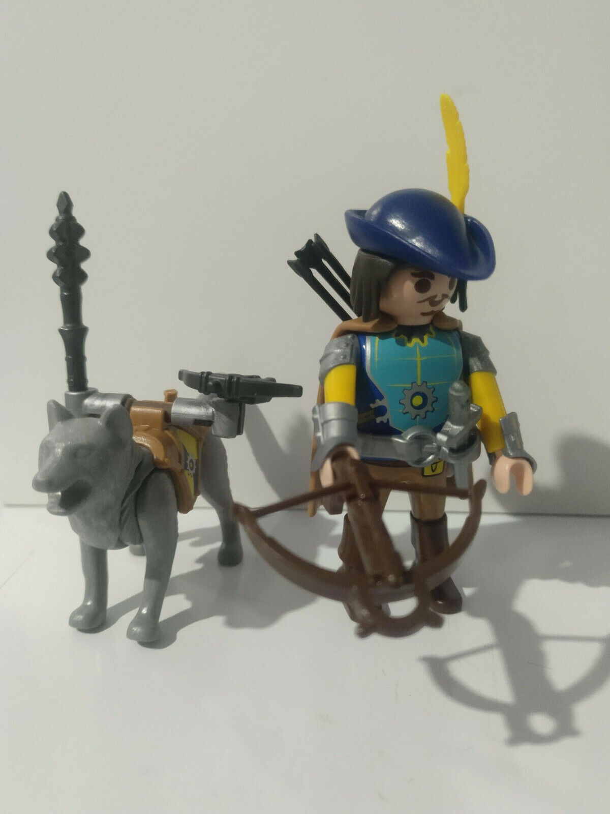 PLAYMOBIL NOVELMORE 70229 CABALLERO CON LOBO EN BOLSA CERRADA