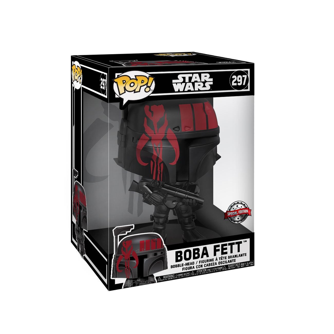 FUNKO POP STAR WARS - BOBA FETT SUPER SIZED EXCLUSIVO