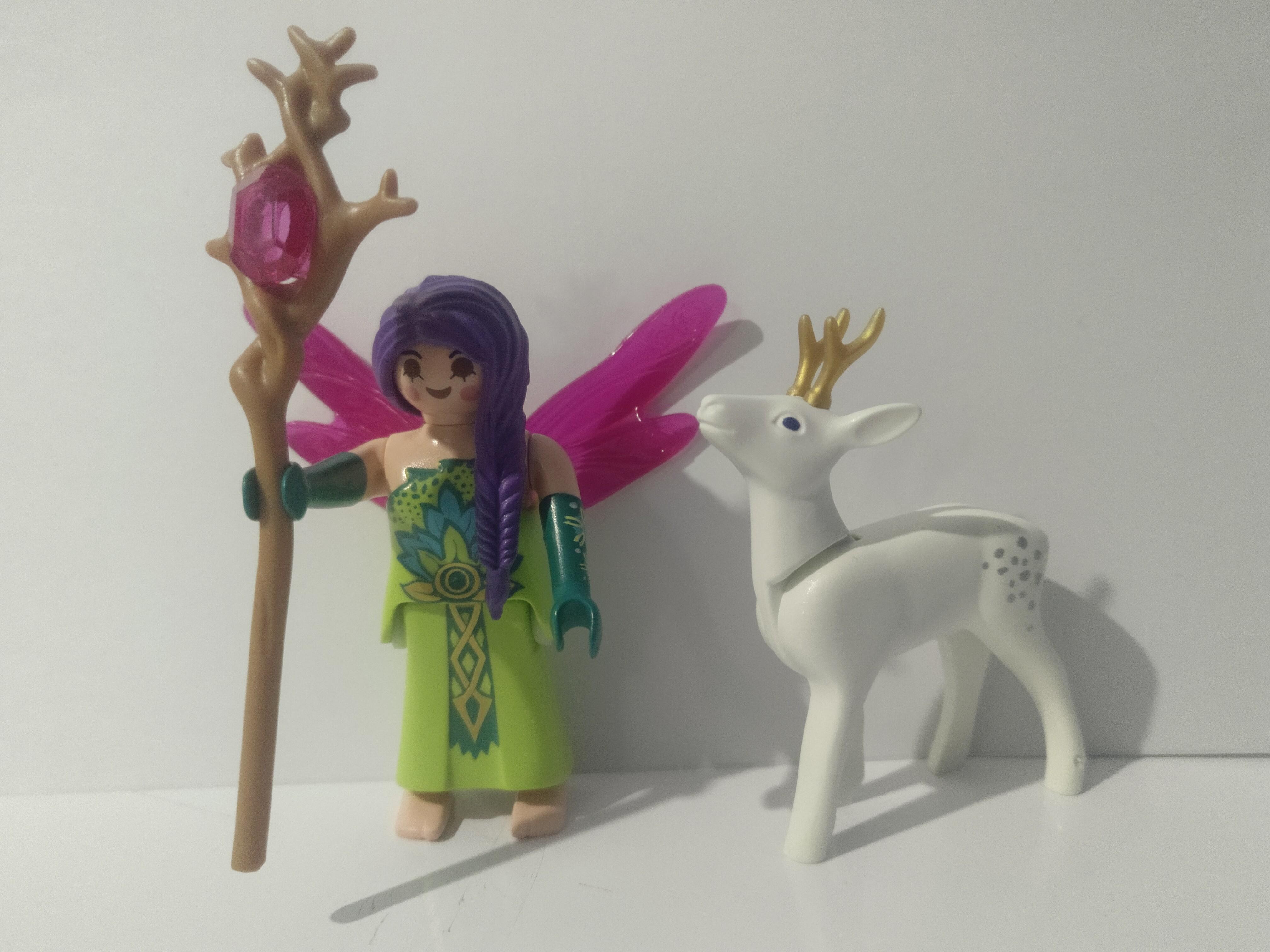 PLAYMOBIL HADA DEL BOSQUE CON CIERVO , REF 5370