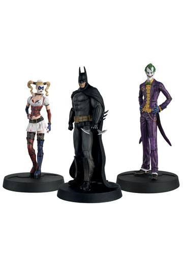 Batman Askham Asylum Hero Collection Pack de 3 Estatuas 1/16 10th Anniversary Box 13 cm