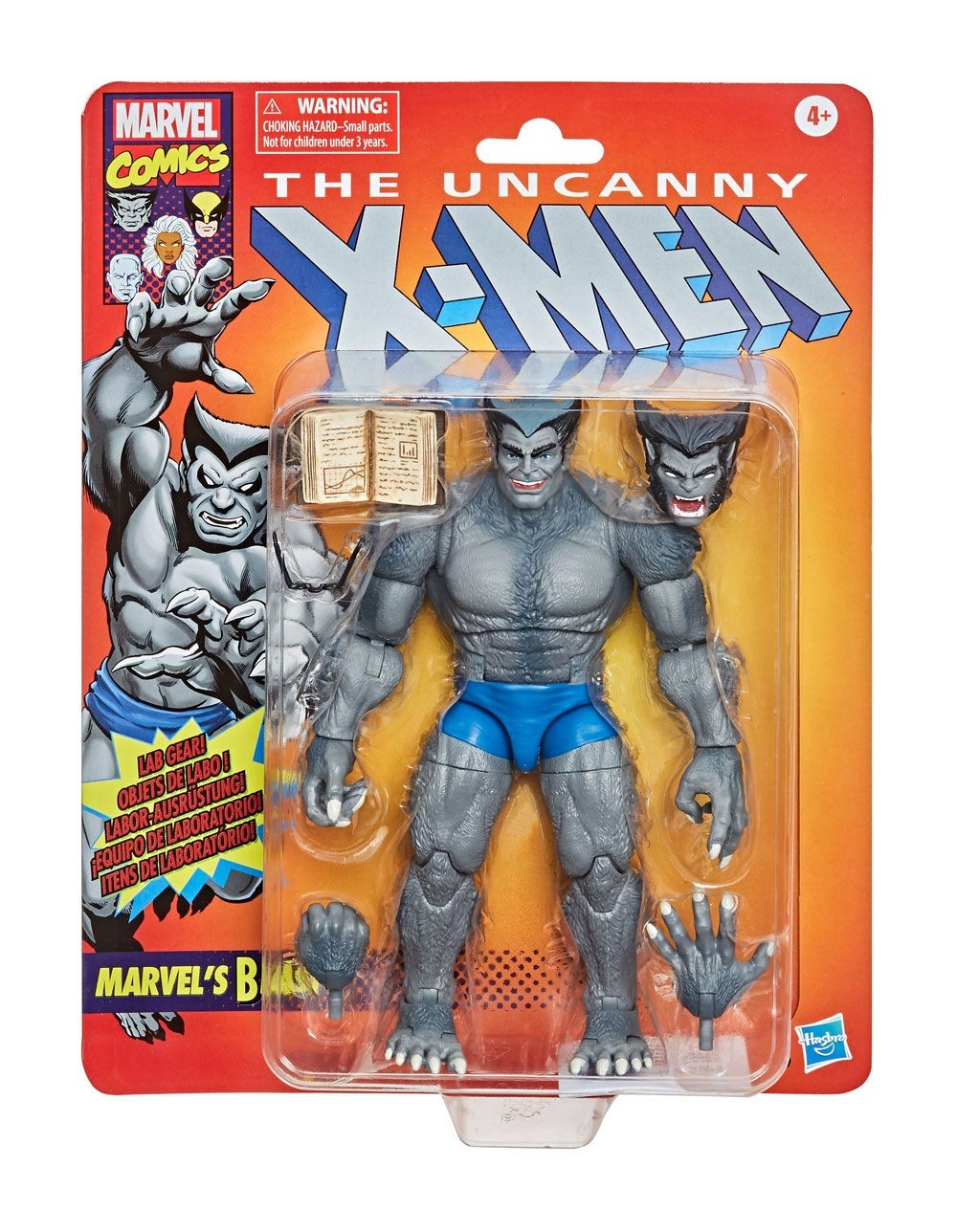 HASBRO - Marvel Legends Series Vintage Collection Figura Marvel's Beast (The Uncanny X-Men) 15 cm