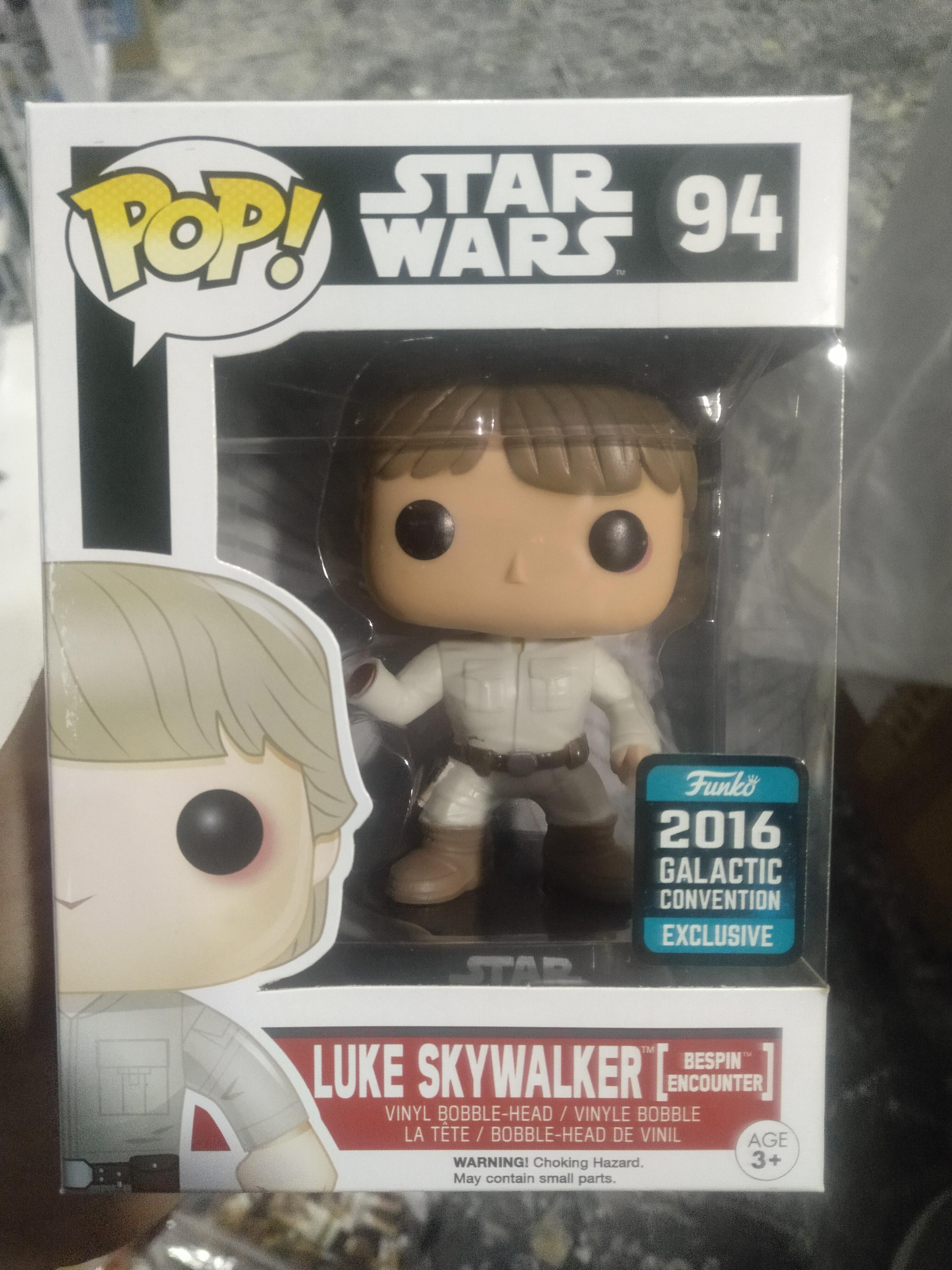 FUNKO POP STAR WARS - LUKE SKYWALKER ( BESPIN ENCOUNTER ) 2016 GALACTIC CONVENTION