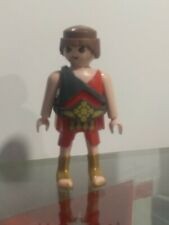 PLAYMOBIL FIGURA GLADIADOR ROMANO ROJO