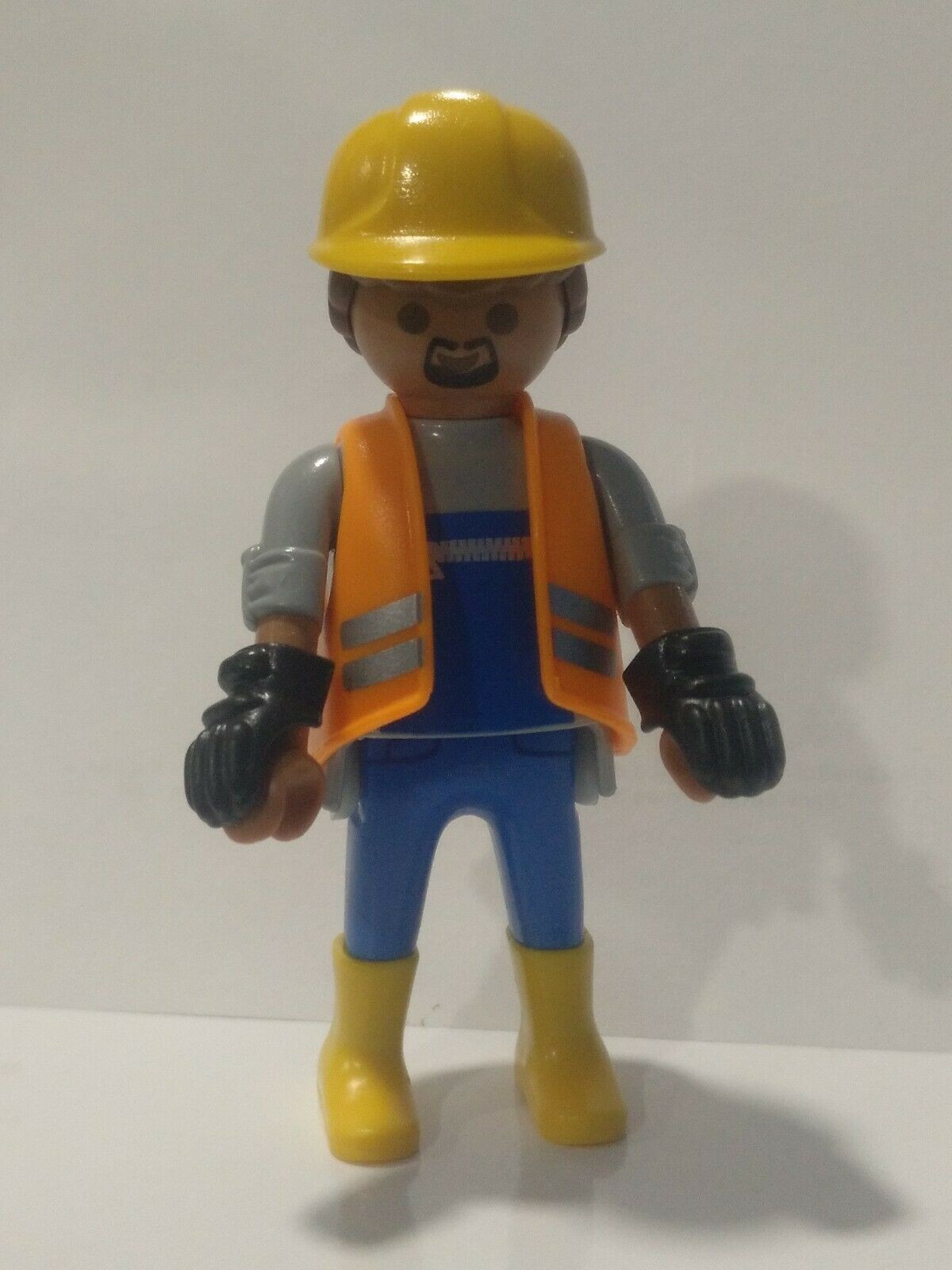 PLAYMOBIL FIGURA OBRERO CON CASCO