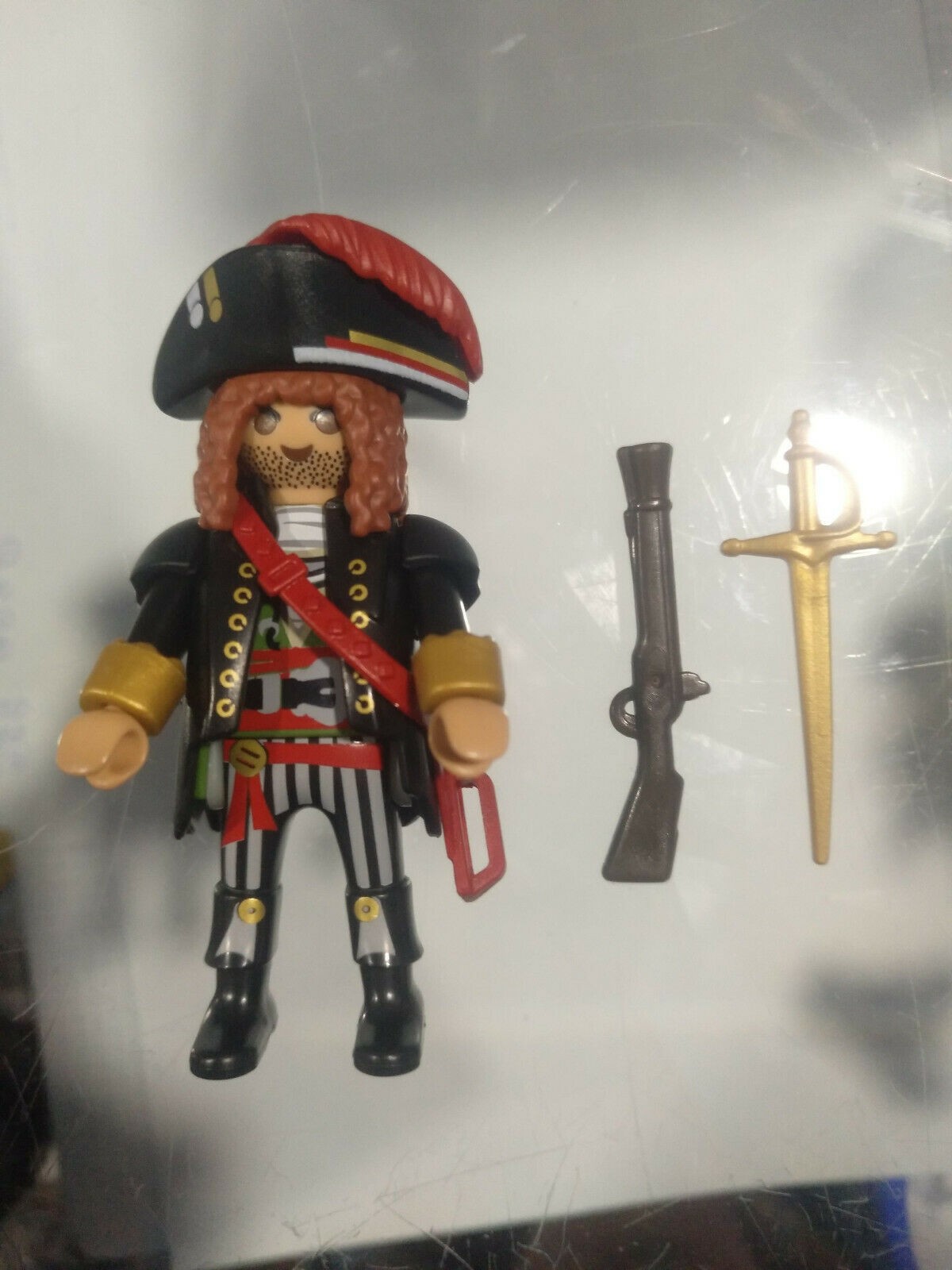 PLAYMOBIL NUEVO PIRATA NEGRO MUY COMPLETO - 17/5/20
