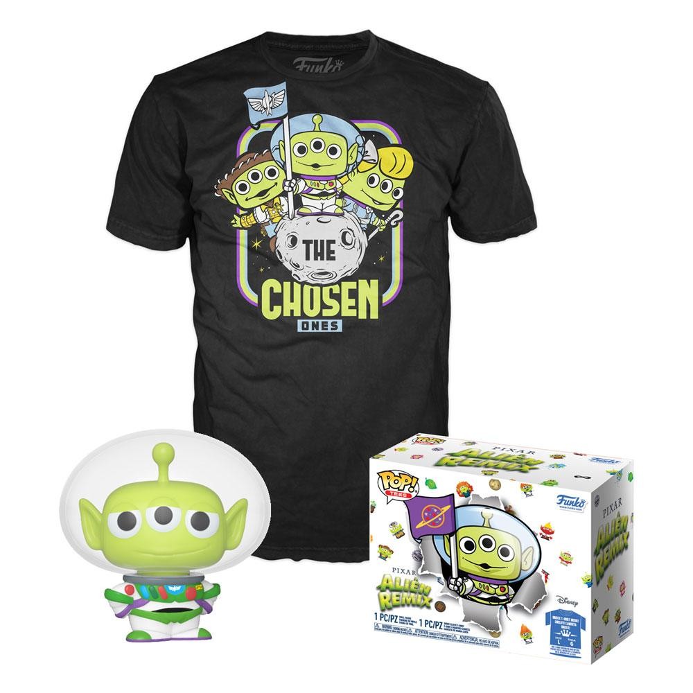 FUNKO POP CAMISETA Y FUNKO EXCLUSIVO TOY STORY ALIEN AS BUZZ
