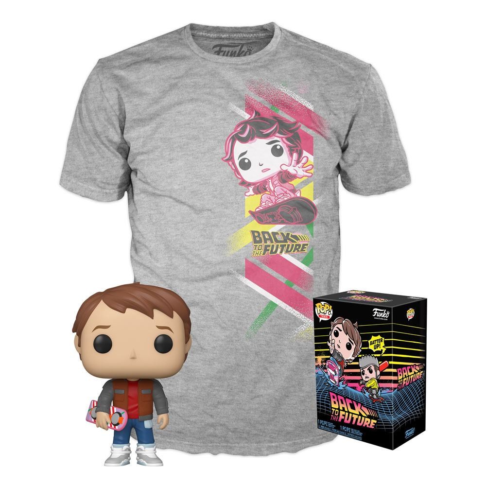 FUNKO POP & TEE SET FIGURA Y CAMISETA EXCLUSIVAS REGRESO AL FUTURO