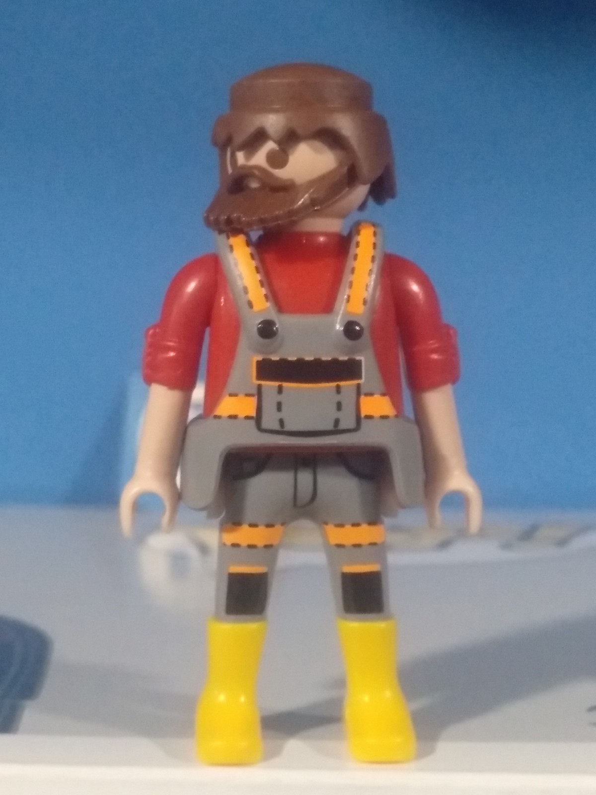 PLAYMOBIL FIGURA OBRERO CONSTRUCCION - 6/11/20