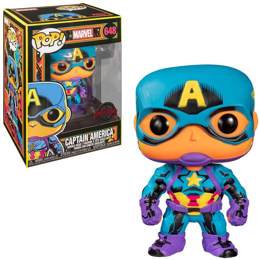 FUNKO POP BLACK NIGHT - CAPITAN AMERICA