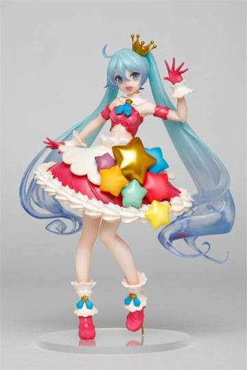 TAITO Vocaloid Estatua PVC Hatsune Miku Birthday 2020 Pop Idol Ver. 18 cm