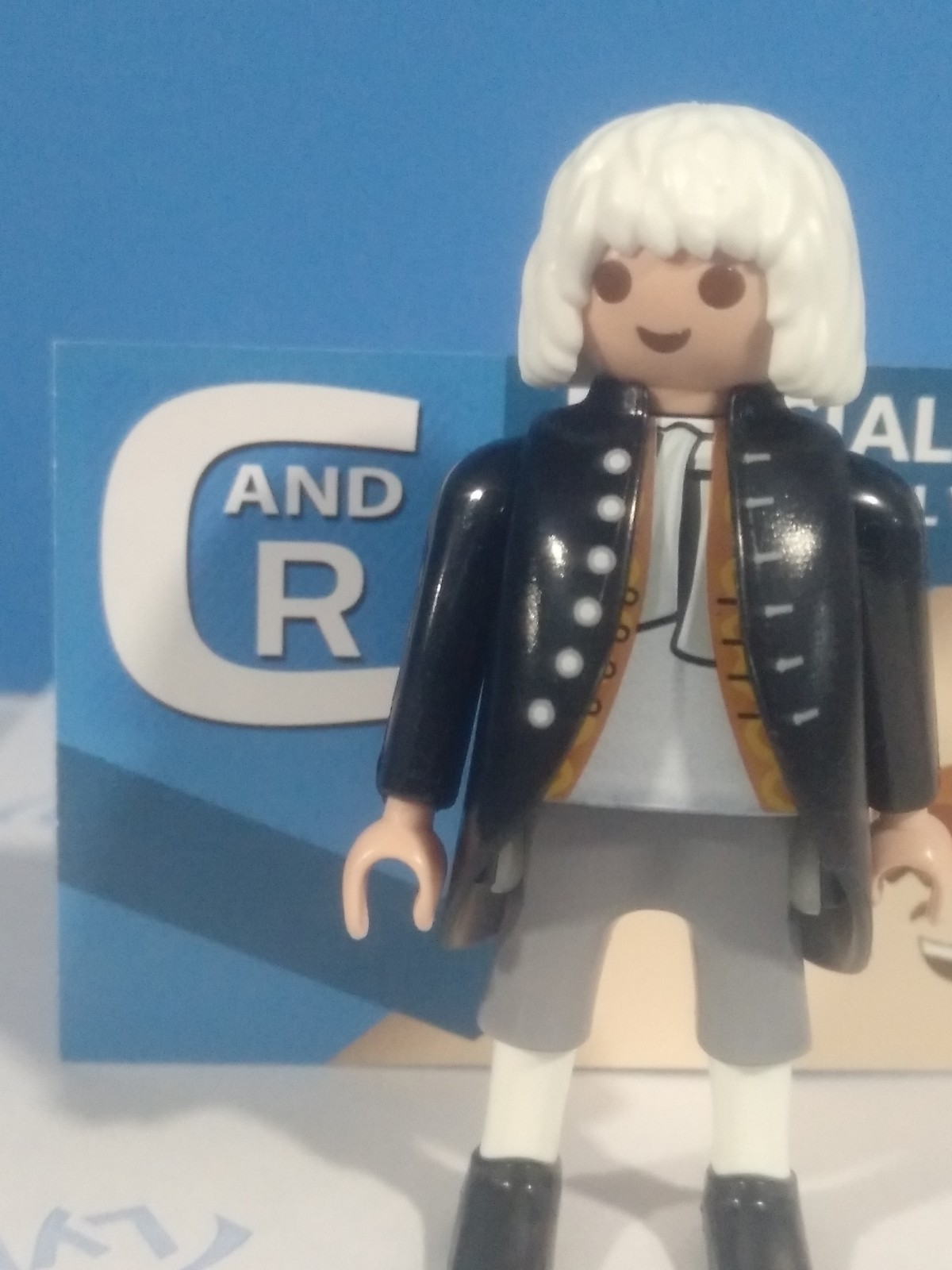 PLAYMOBIL FIGURA VILINISTA , BACH , BURGUES - 8/1/21