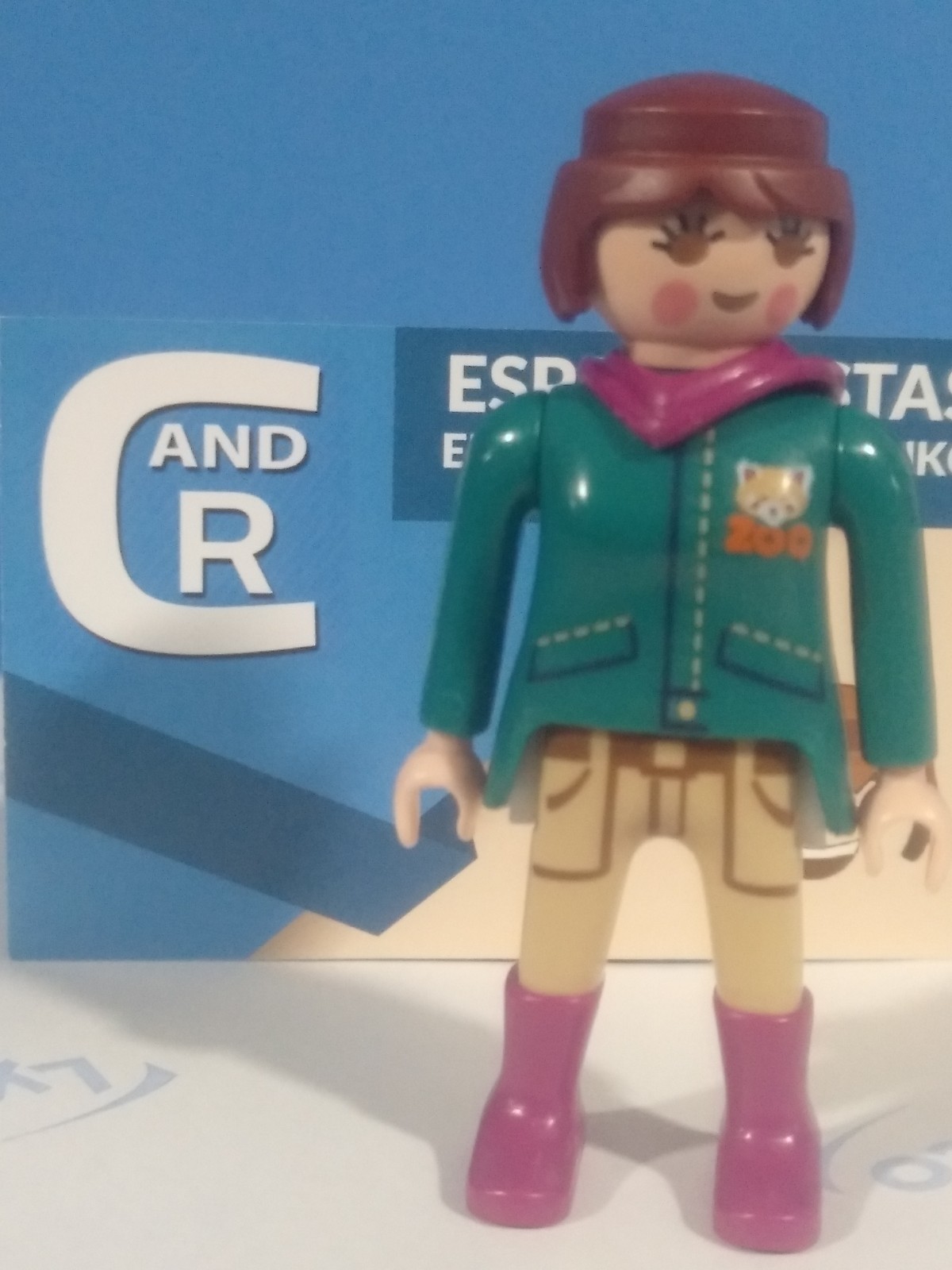 PLAYMOBIL FIGURA TRABAJADORA ZOO - 8/1/21