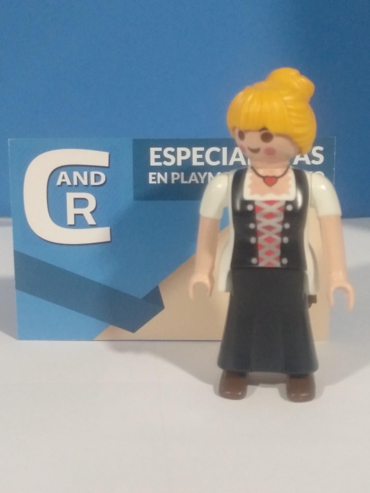 PLAYMOBIL FIGURA MUJER ALDEANA , CAMARERA - 20/1/21