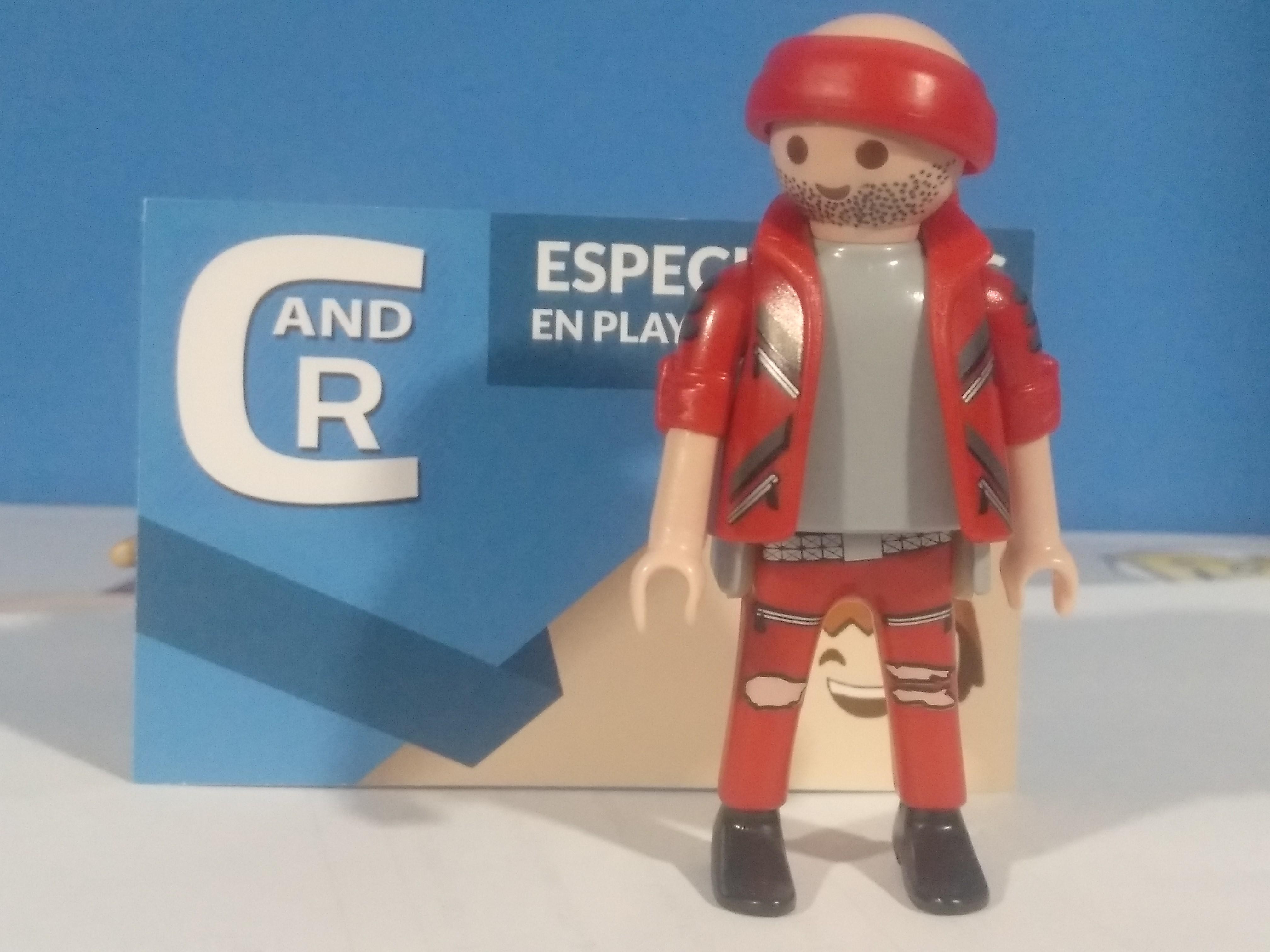 PLAYMOBIL FIGURA LADRON , MALOTE - 27/1/21