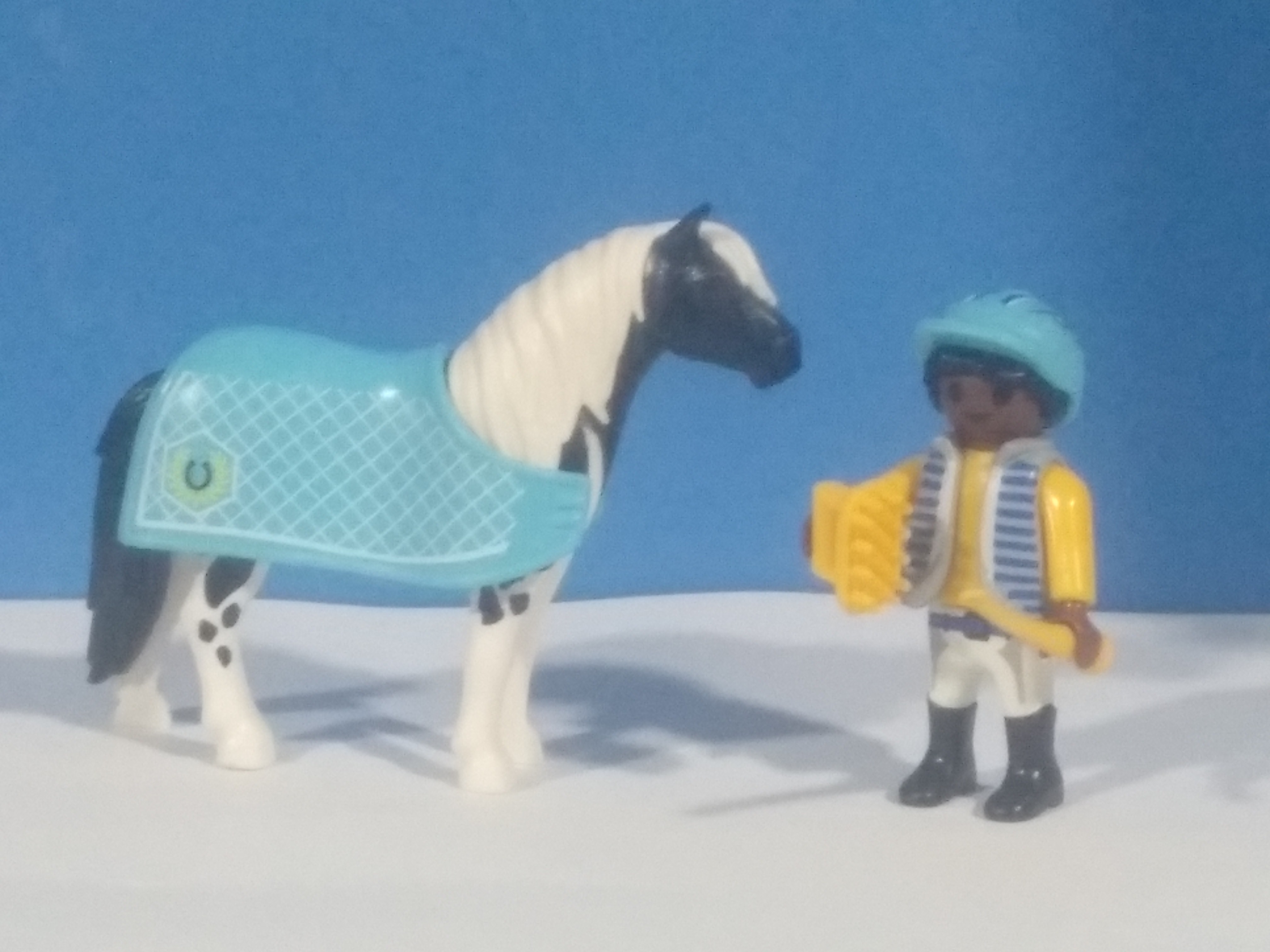 PLAYMOBIL NIÑA CON PONY DE DOS COLORES - 18/3/21