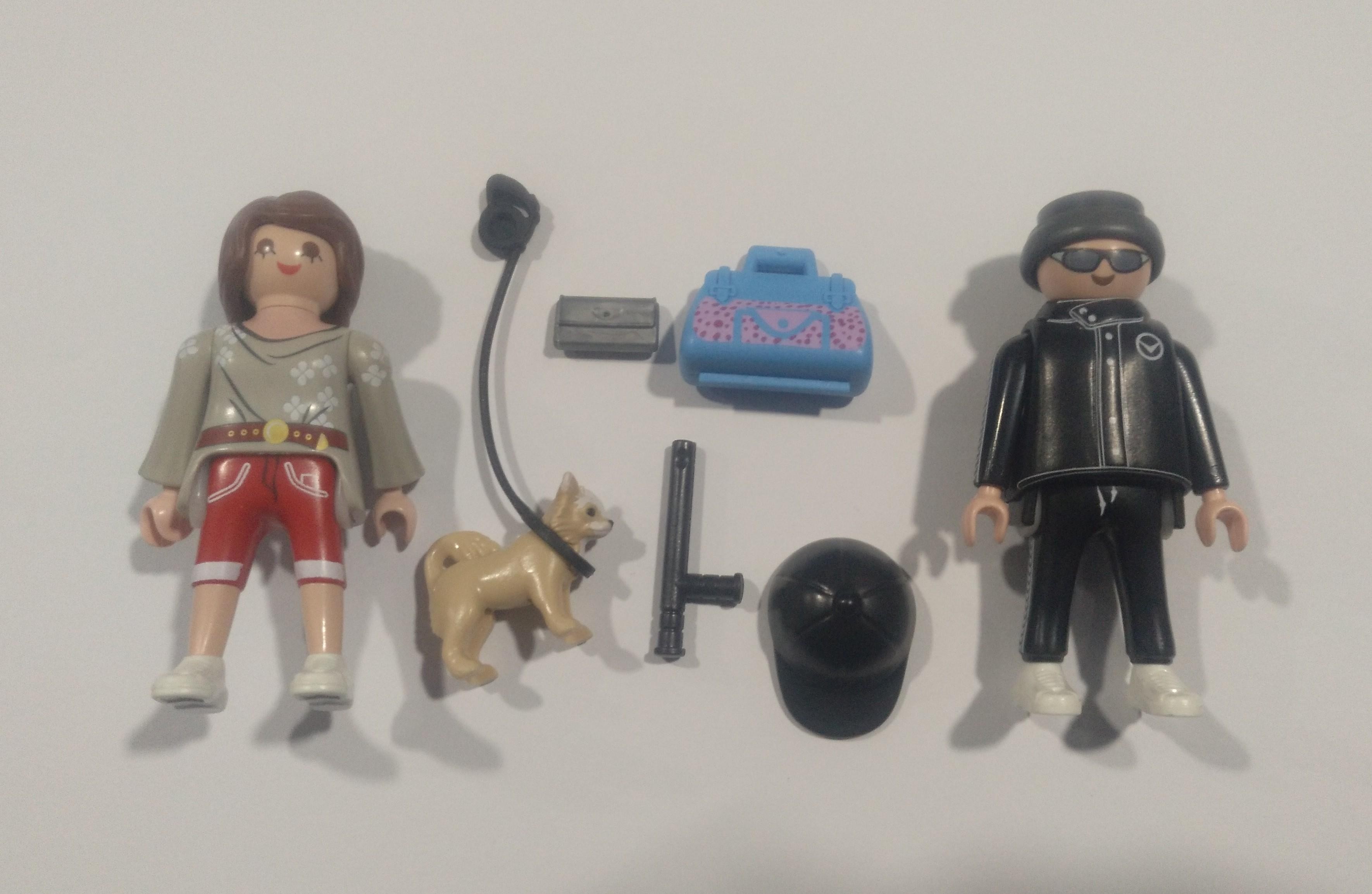 PLAYMOBIL PACK LADRON Y CHICA CON PERRO - 28/4/21