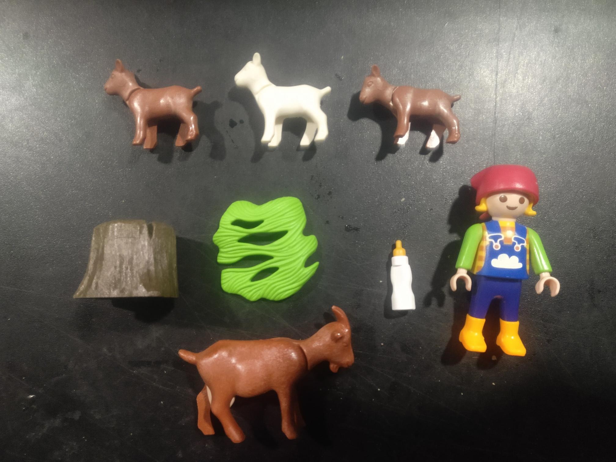 PLAYMOBIL NIÑA CON CABRAS , BELEN , ACCESORIOS - 20/11/18