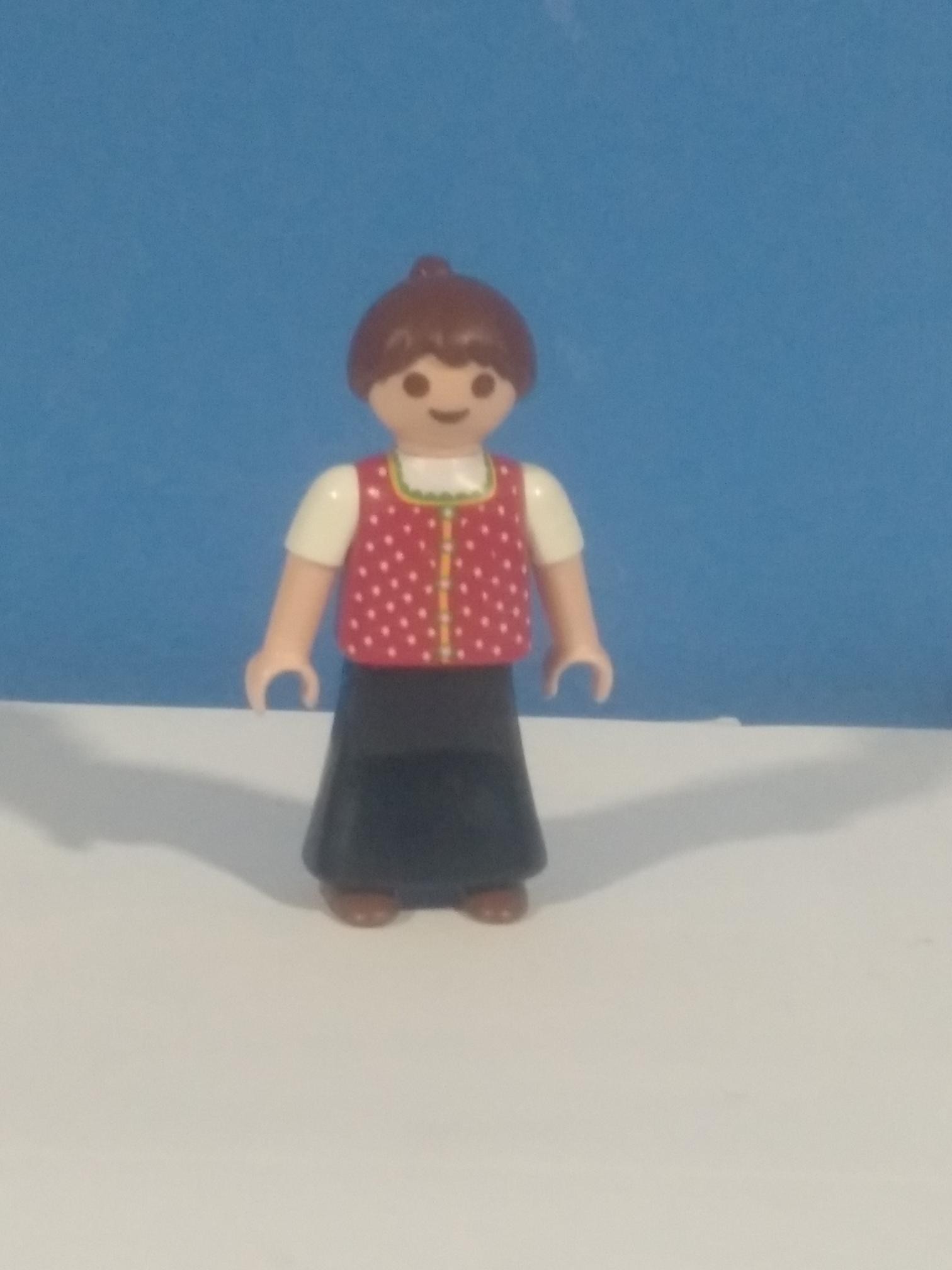 PLAYMOBIL NIÑA MEDIEVAL , ALDEANA , BELEN - 13/4/21