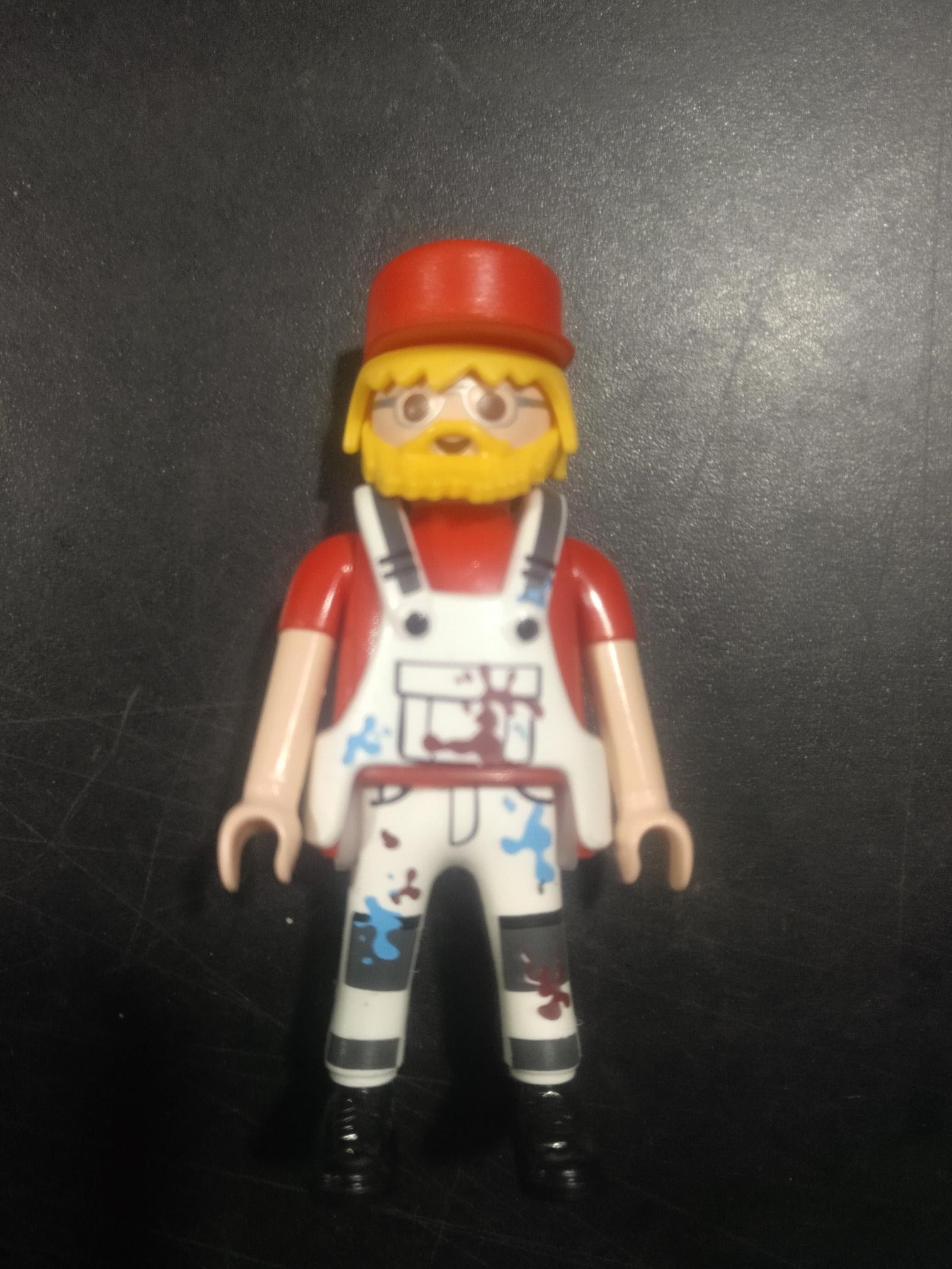 PLAYMOBIL FIGURA PINTOR CON GORRA - 1/4/19